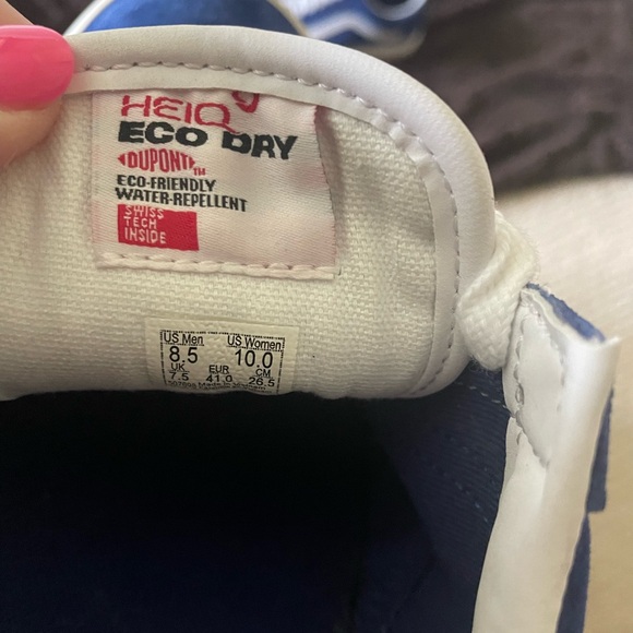 Vans Blue Suede Shoes EUC men’s 8.5 or women’s 10 - Picture 7 of 7